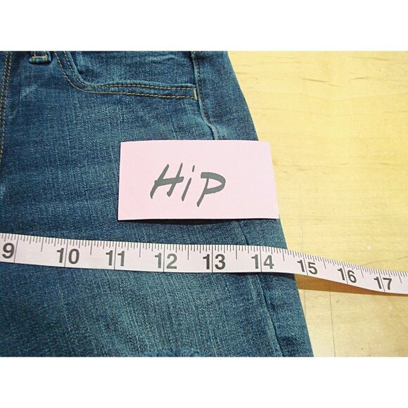 American Eagle AEO Women Sz 2 Distressed Hi-Rise Jegging Jeans 360 Super Stretch - Picture 9 of 12